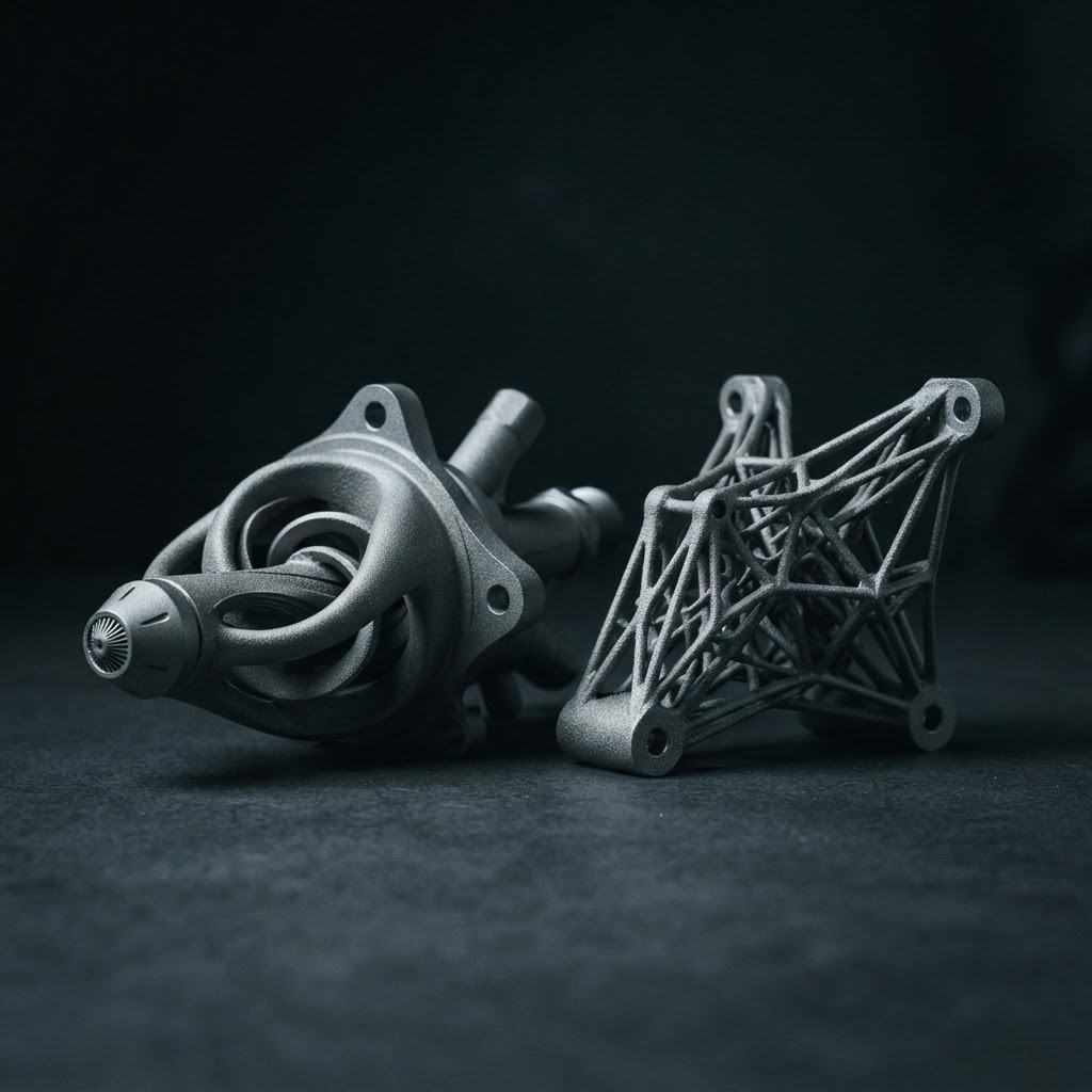 Metal additive manufactured components for aerospace applications
