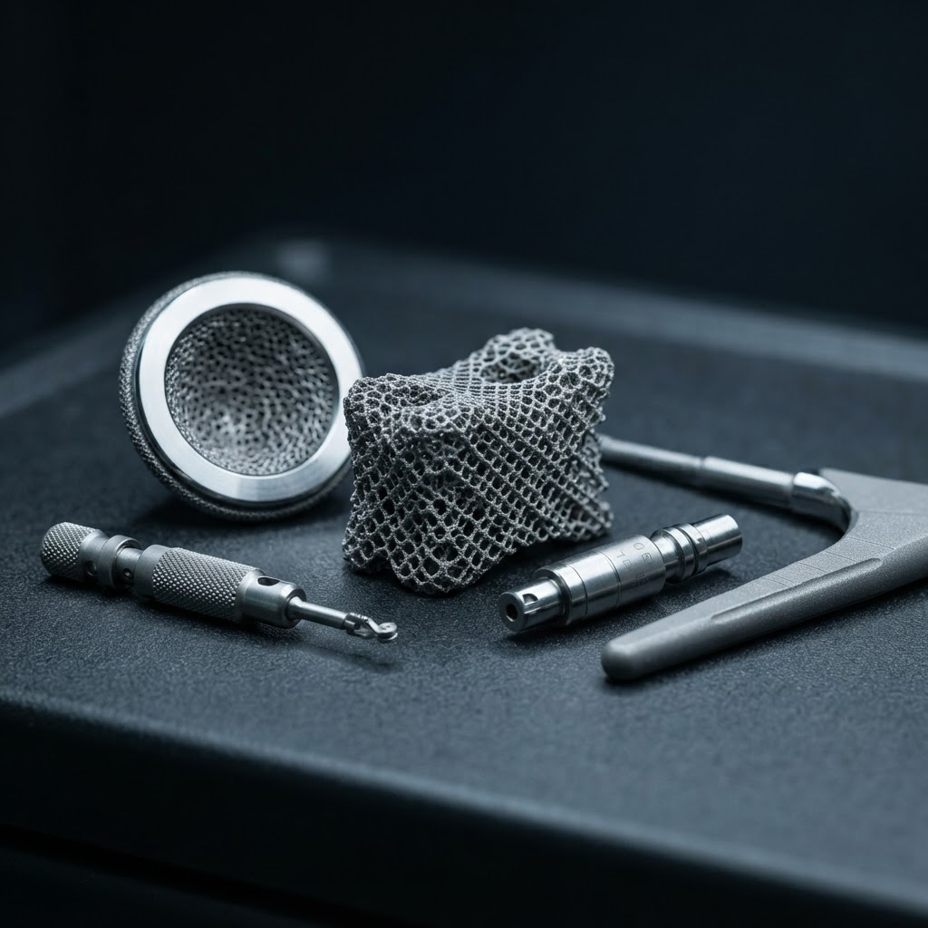 Metal additive manufactured components for medical applications